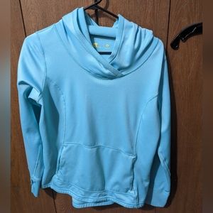 Xersion light green medium workout hoodie